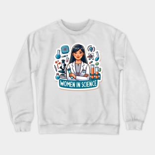 Women in Science Lab Essentials Crewneck Sweatshirt